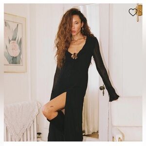 NWOT ROSALIA MAXI DRESS BLACK